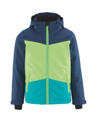 Crane Children's Ski Jacket - Blue/Green