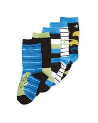 Children's Reptile Socks 5 Pack