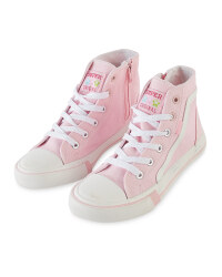 Children's Rose Canvas Trainer