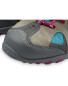 Children's Suede Trekking Shoes - Grey / Fuschia