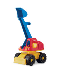 Children's Toy Digger - Red