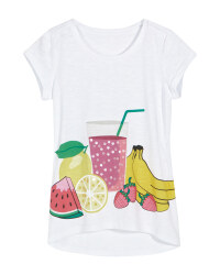 Children's White/Sequin T-Shirt