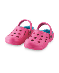 Children's Winter Clogs - Pink