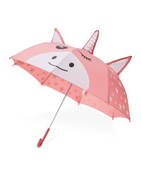 Children's 3D Unicorn Umbrella