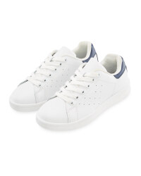 Lily & Dan Kids Casual Trainers - White/Blue