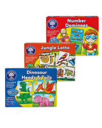 Dominos, Dinosaur and Jungle Games
