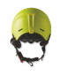 Kids' Lime Green Ski Helmet S/M
