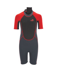 Children's Shorty Wetsuit - Red