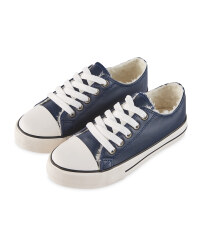 Lily & Dan Navy Fleece Trainers