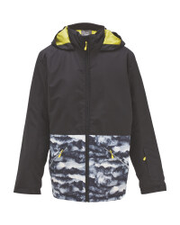 Crane Childrens' Black Skiing Jacket