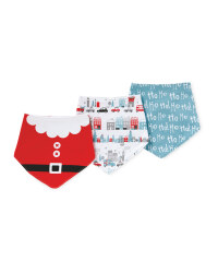 Christmas Santa Dribble Bibs