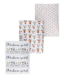 Christmas Spirit Tea Towel 3 Pack