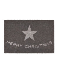Christmas Star Coir Mat