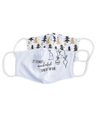 Christmas Tree Face Covering 2 Pack