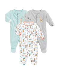 Circus Sleepsuit 3 Pack