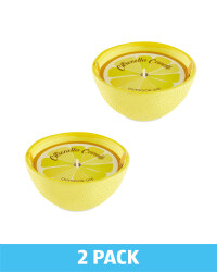 Lemon Citronella Fruit Candle 2 Pack