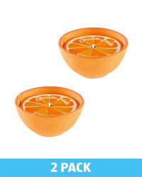 Orange Citronella Fruit Candle Set