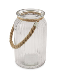 Clear Glass Hurricane Lantern