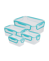 Blue Clip 'N' Close Rectangle Box