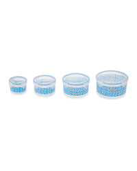 Crofton Round Container Set 4-Pack - Blue
