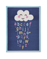 Cloud Alphabet Kids' Play Rug