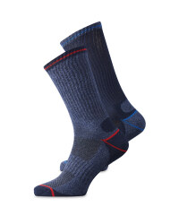 Cobalt, Red & Navy Socks 2 Pack