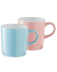 Coffee Cups 2 Pack - Pink/Blue