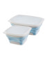 Collapsible Food Containers 2 Pack - Blue
