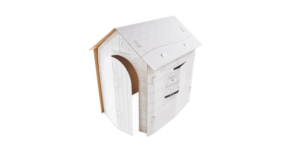 colour in santa's grotto playhouse