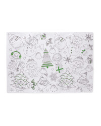 Colour Me In Placemats 2 Pack - Green