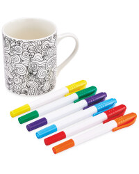 Colour Your Own Abstract Mug