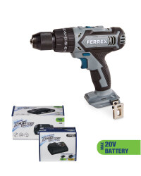 Combi Drill With 20V Battery/Charger