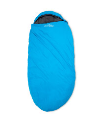 Comfort Sleeping Bag - Blue / Grey