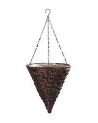 Gardenline Cone Hanging Baskets - Brown