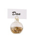 Confetti Placecard Holders 6 Pack - Gold