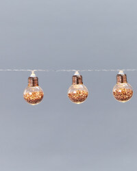 Copper Bauble Garland Battery Lights