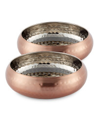 Copper Medium Bowls 2-Pack