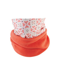 Kids' Coral Patterned Neck Warmer