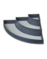 Corner Shelf Organiser - Grey