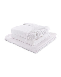 Lily & Dan Cot Bed Starter Set - White