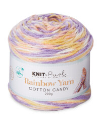 So Crafty Cotton Candy Rainbow Yarn