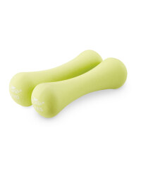 Crane 1kg Lime Dumbbells 2-Pack