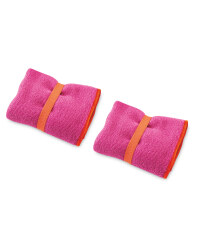 Crane 2 Pack Hand Towel - Pink