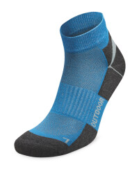Crane Blue Ankle Socks