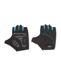 Crane Blue/Black Cycling Gloves