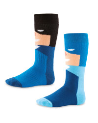 Crane Boys Superhero Socks 2 Pack
