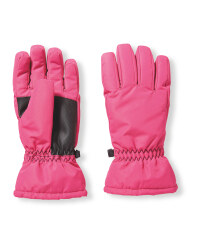 Crane Childrens Ski Gloves - Pink
