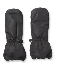 Crane Childrens Ski Mitts - Black