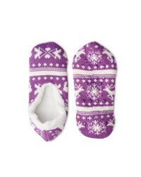 Crane Cosy Slipper Socks 4-8 - Pink