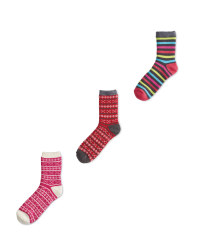 Crane Cosy Socks 4-8